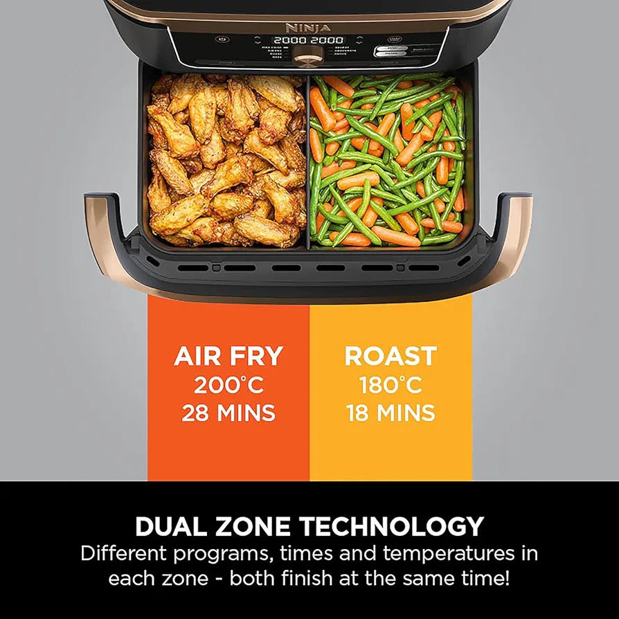 Ninja Foodi FlexDrawer Dual Air Fryer 10.4L AF500UK