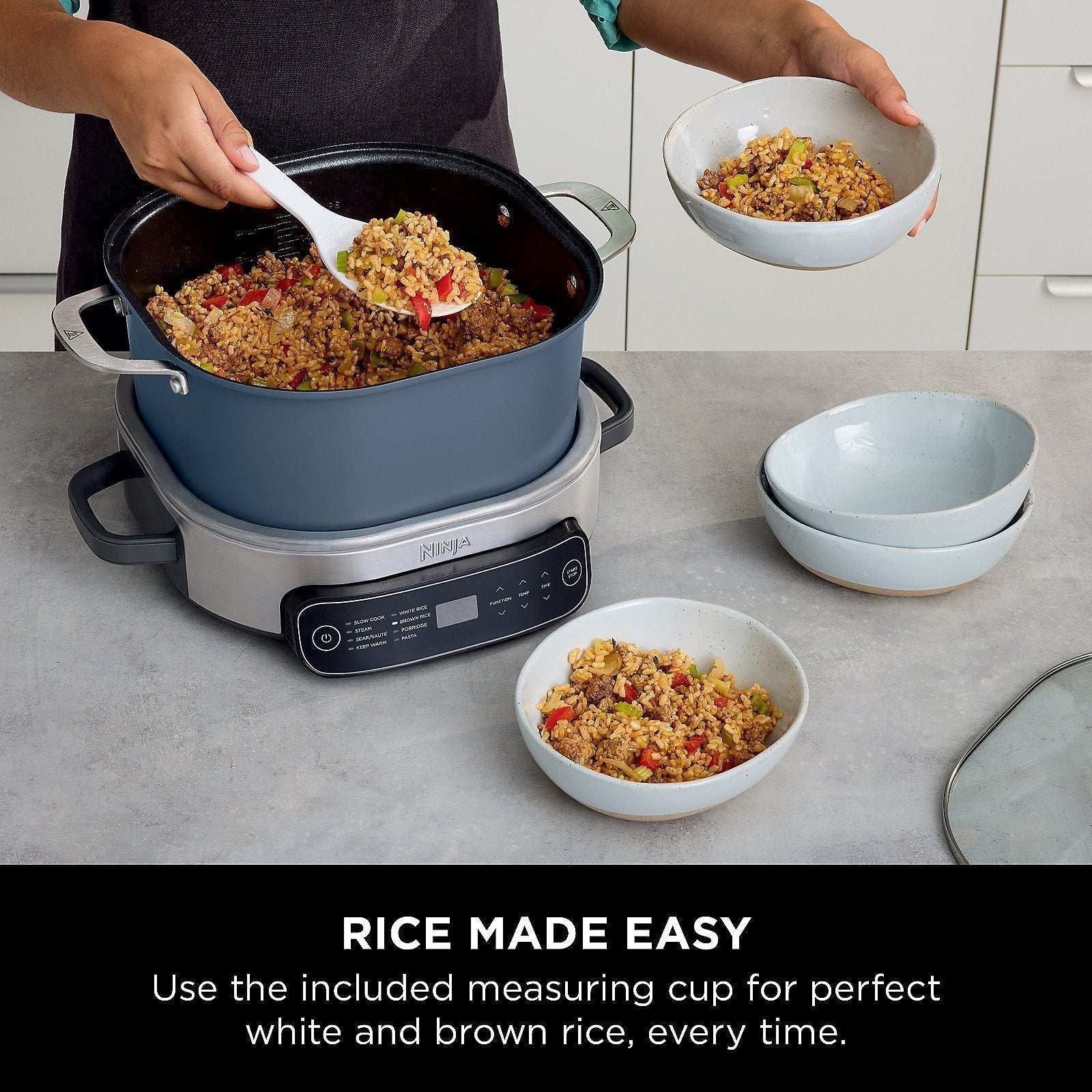 Ninja Foodi 8-Mode 6L PossibleCooker Rice & Slow Cooker MC1101UK