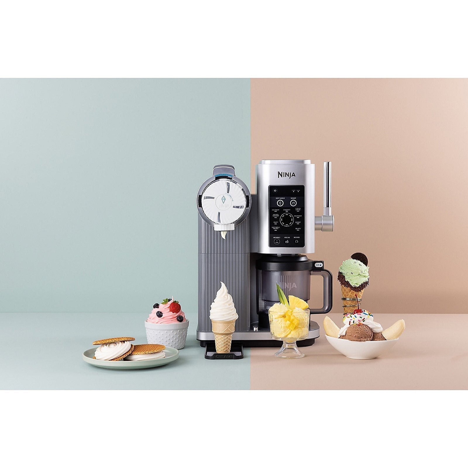 Ninja Swirl by CREAMi Soft Serve & Ice Cream Machine NC701UK
